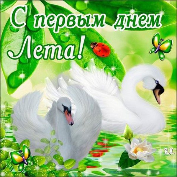 Изображение №21 604x604  из коллекции «Открытки «С первым днем лета!»»