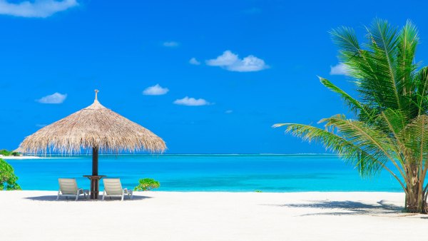 Изображение №6 3840x2160 «Райский пляж» из коллекции «Обои Море, Пляж, Пальмы»