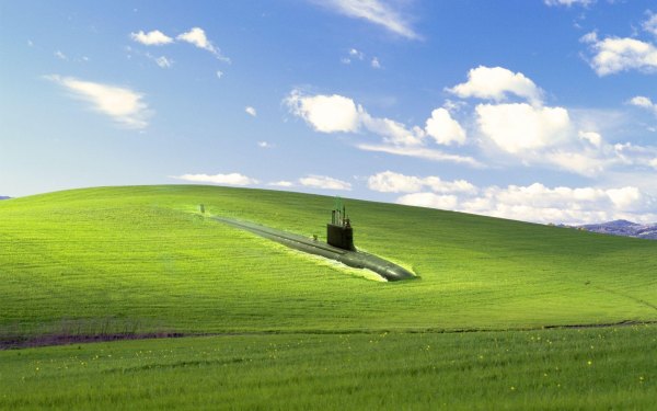Изображение №32 2559x1599 «Обои Windows XP прикол, подводная лодка» из коллекции «Обои Windows»