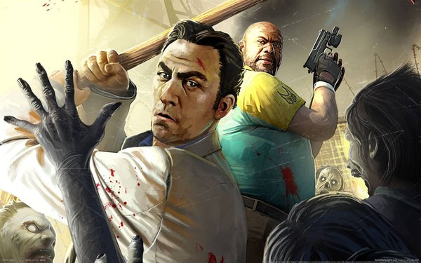 Изображение №14 2560x1600 «Left 4 Dead 2 Ник и Тренер» из коллекции «Обои Left 4 Dead, L4D»