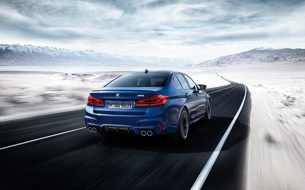 Изображение №25 1920x1200 «Синий БМВ M5 на дороге в движении» из коллекции «Обои БМВ М5 (BMW M5)»