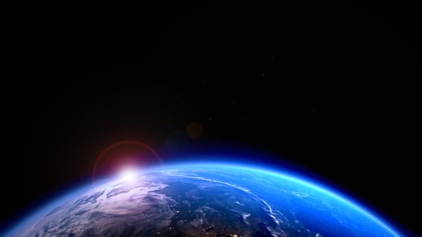 Изображение №5 2800x1573 «Планета Земля из космоса, черный фон» из коллекции «Обои Чёрный Минимализм»