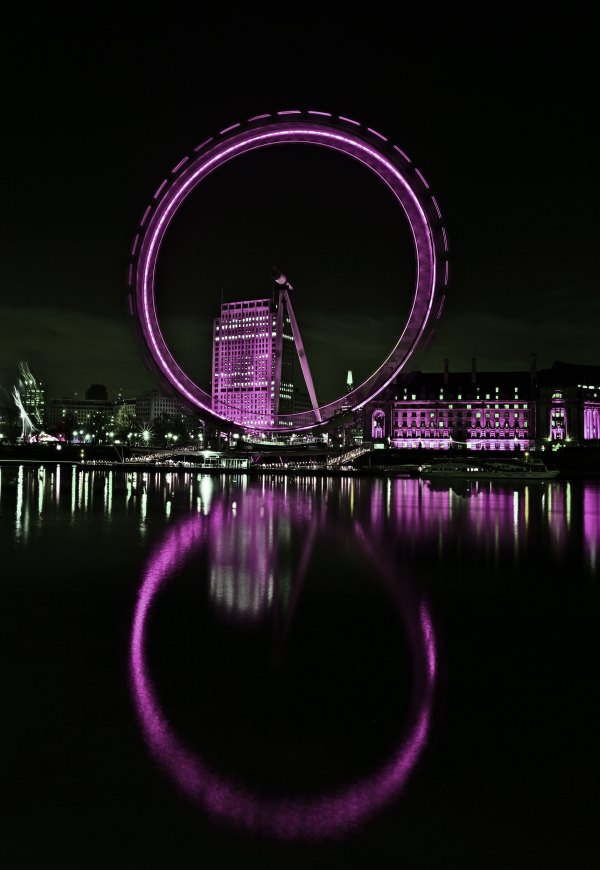 Изображение №24 3840x5568 «Чёрный фон ночного города, Колесо Обозрения, Лондон» из коллекции «Обои Ночной Город»