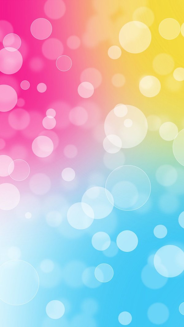 Изображение №19 1080x1920 «Белые круги на ярком фоне» из коллекции «Яркие Обои»