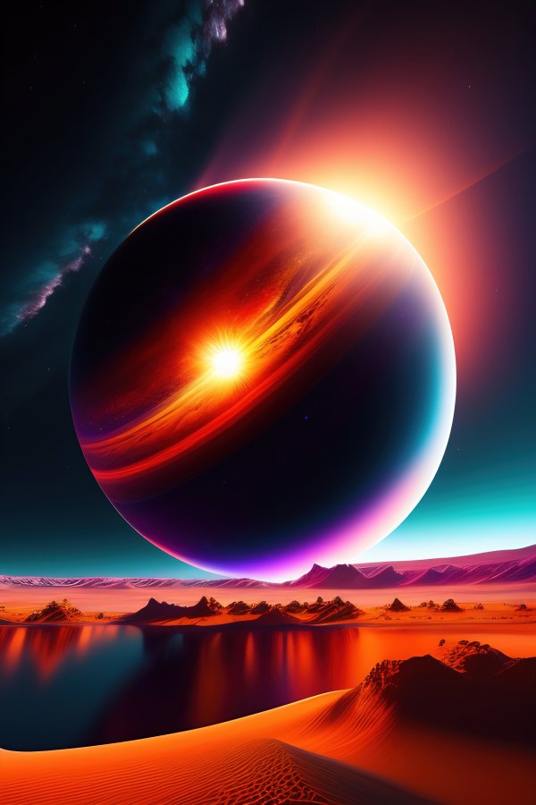 Изображение №18 4096x6144 «Космический пейзаж, планета» из коллекции «Яркие Обои»