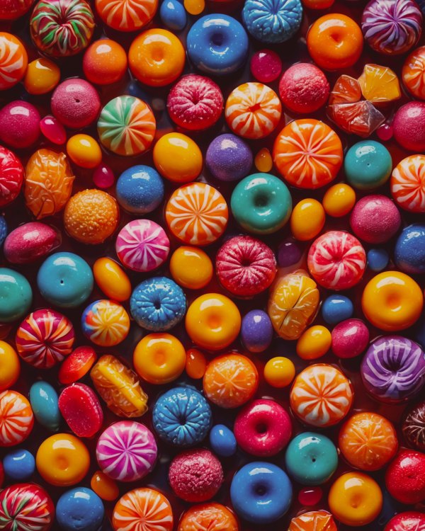 Изображение №26 3000x3749 «Фон с разноцветными сладостями» из коллекции «Яркие Обои»