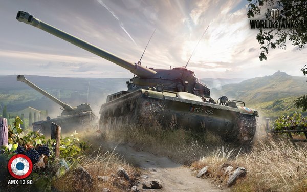 Изображение №36 2560x1600 «AMX 13 90 World of Tanks» из коллекции «Обои Мир Танков (World Of Tanks, WoT)»