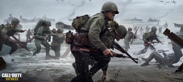 Изображение №4 3452x1546 «Война, Игра Call of Duty: WWII HD» из коллекции «Обои Call of Duty: WWII»
