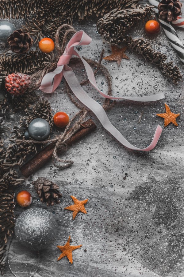 Изображение №17 3456x5184 «Серый новогодний фон» из коллекции «Новогодние Обои»