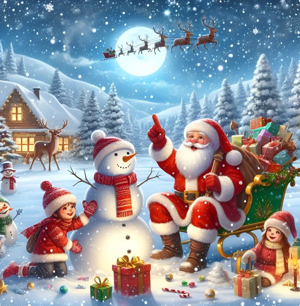 Изображение №1 4024x4096 «Сказочный Новый Год» из коллекции «Новогодние Обои»