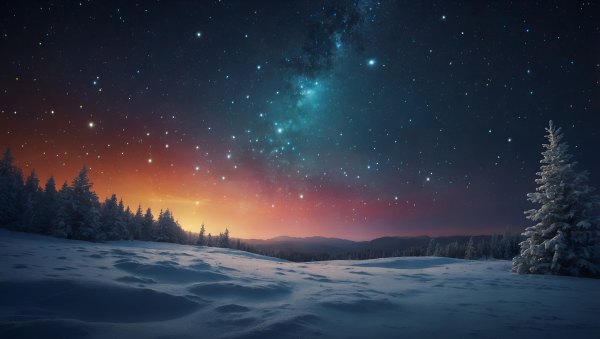 Изображение №18 4084x2310 «Красивый зимний закат» из коллекции «Новогодние Обои»