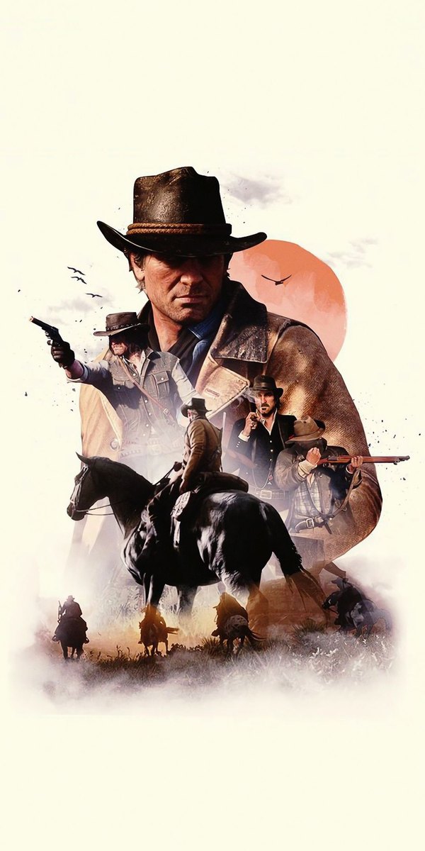 Изображение №7 1080x2160  из коллекции «Обои Red Dead Redemption»