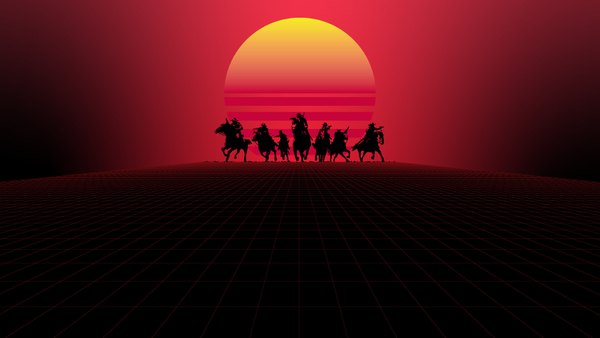 Изображение №33 1920x1080 «Outrun стиль игра Red Dead Redemption» из коллекции «Обои Red Dead Redemption»