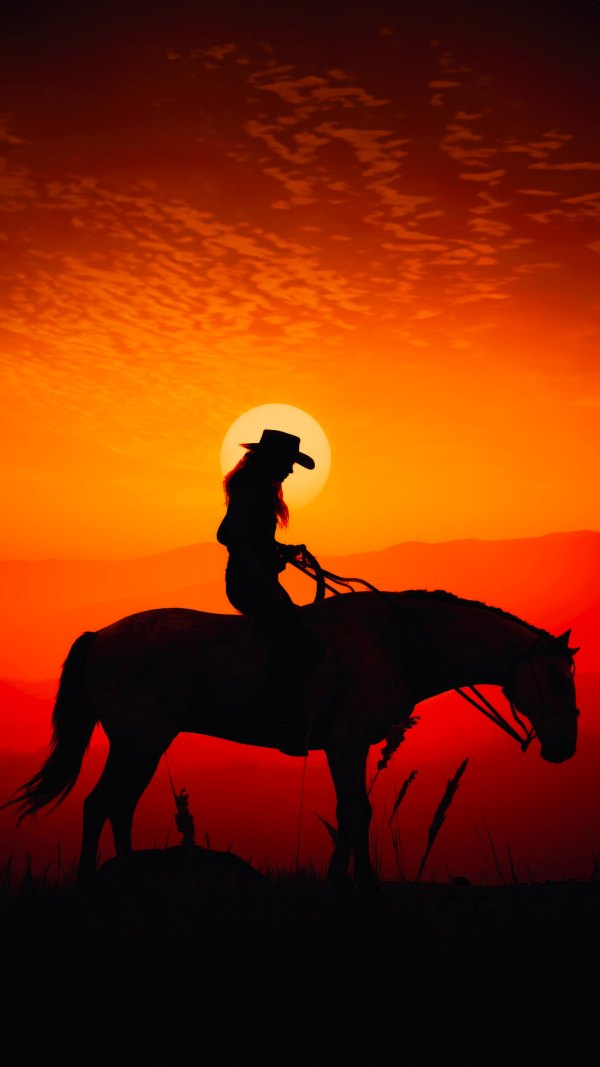 Изображение №10 1440x2560 «Ковбойша Red Dead Redemption 2» из коллекции «Обои Red Dead Redemption»