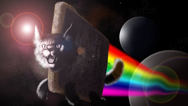 Изображение №23 1920x1080 «Кот с радугой в космосе, Nyan cat» из коллекции «Обои Кот в Космосе»