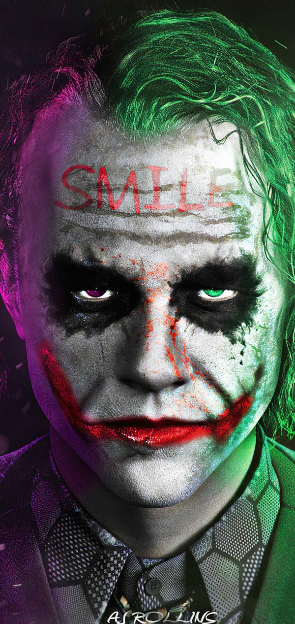 Изображение №18 1080x2280 «Джокер, улыбайся, Smile» из коллекции «Обои Джокер (Joker)»