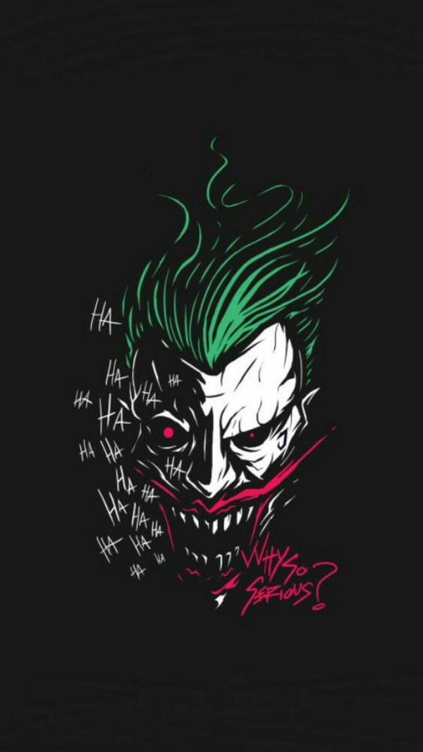 Изображение №46 1080x1920 «Джокер Чёрный фон» из коллекции «Обои Джокер (Joker)»