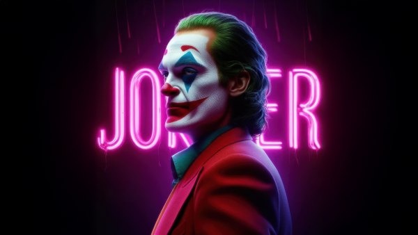 Изображение №38 5120x2880 «Джокер Неон» из коллекции «Обои Джокер (Joker)»