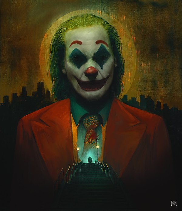 Изображение №54 1375x1600 «Картина Джокер арт» из коллекции «Обои Джокер (Joker)»