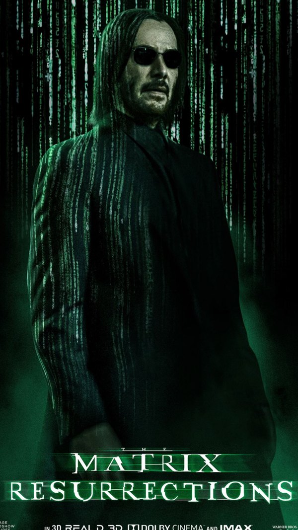 Изображение №35 1080x1920 «Киану Ривз, Матрица: Воскрешение» из коллекции «Обои Матрица (The Matrix)»