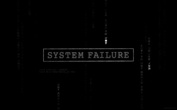 Изображение №32 1680x1050 «Черный фон Сбой системы, System Failure» из коллекции «Обои Матрица (The Matrix)»