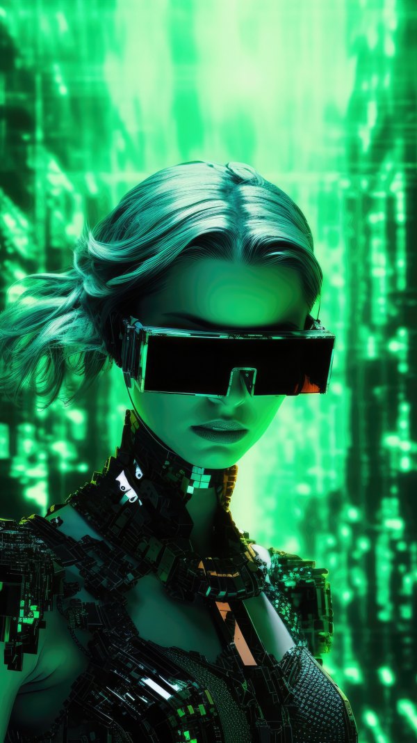 Изображение №15 1080x1920 «Девушка Робот, Киборг, Матрица» из коллекции «Обои Матрица (The Matrix)»