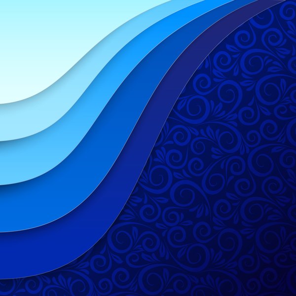 Изображение №1 5000x5000 «Синяя абстракция 5k» из коллекции «Синие Обои»