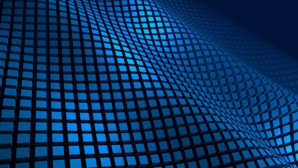 Изображение №11 3840x2160 «Синие кубики 3d» из коллекции «Синие Обои»