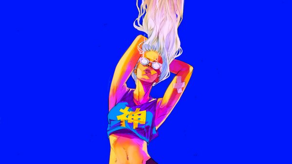 Изображение №42 5808x3267 «Девушка на синем фоне» из коллекции «Синие Обои»