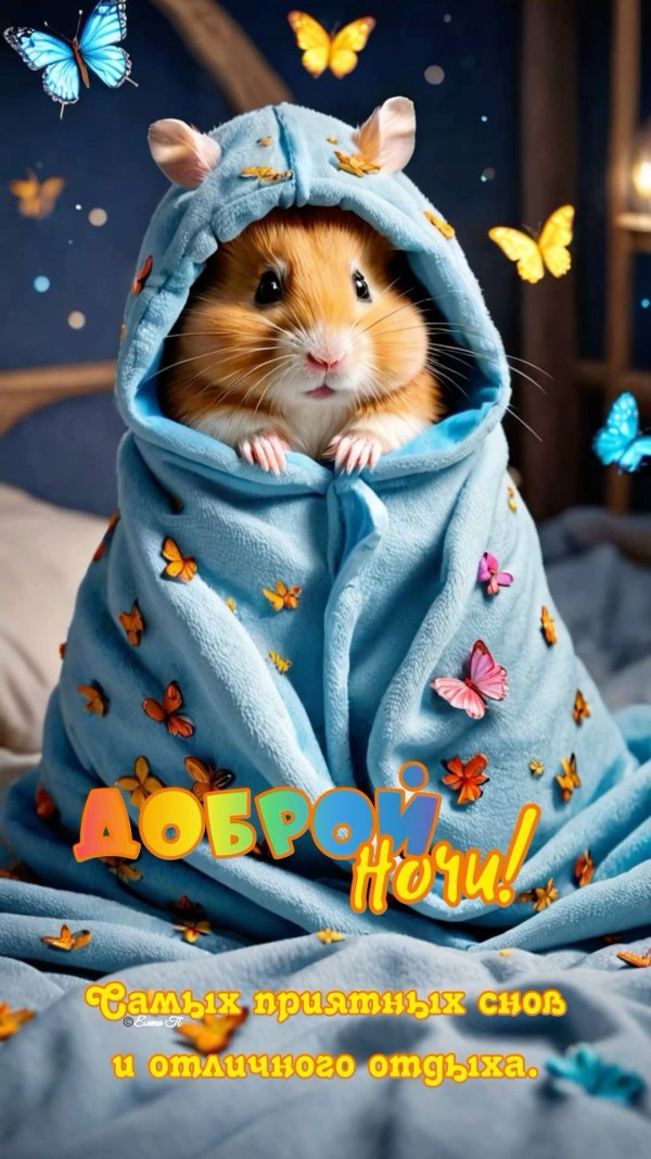 Изображение №11 1080x1920 «Самых приятных снов и отличного отдыха!» из коллекции «Зимние открытки «Спокойной доброй ночи!»»