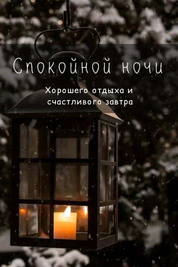 Изображение №97 1080x1615  из коллекции «Зимние открытки «Спокойной доброй ночи!»»