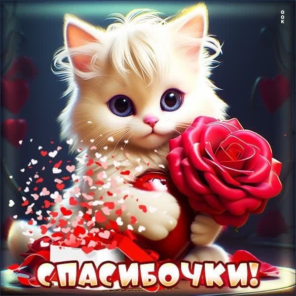 Изображение №43 600x600 «Спасибочки!» из коллекции «Открытки «Спасибо!»»