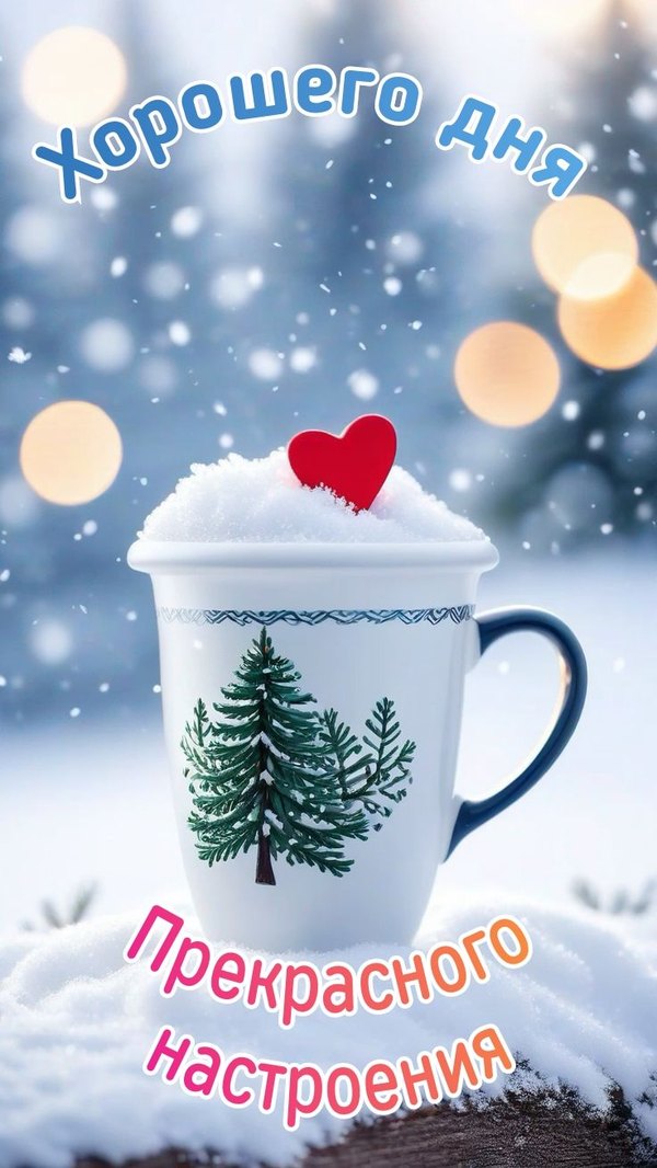 Изображение №10 736x1308  из коллекции «Зимние открытки «Хорошего дня!»»