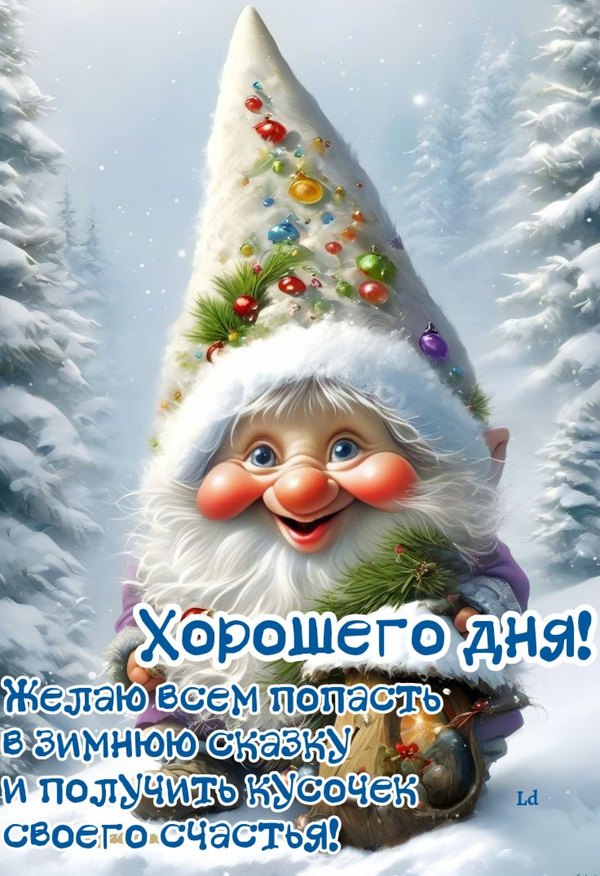 Изображение №62 736x1075  из коллекции «Зимние открытки «Хорошего дня!»»