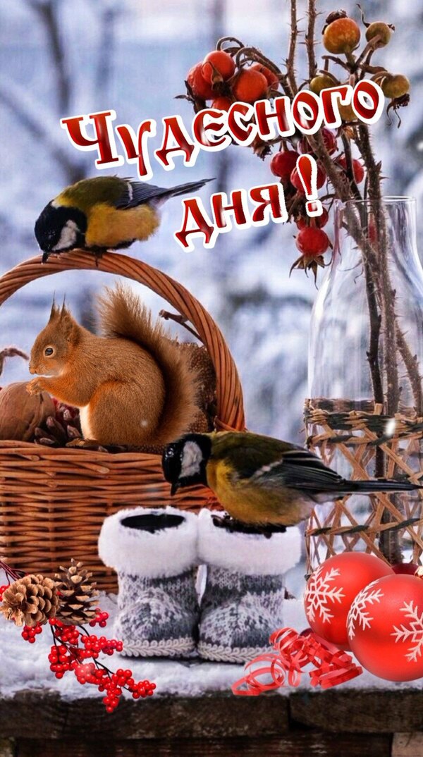 Изображение №14 1073x1920 «Чудесного дня!» из коллекции «Зимние открытки «Хорошего дня!»»