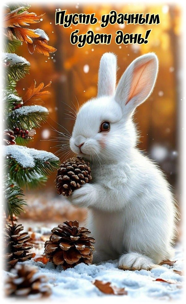 Изображение №29 768x1250 «Пусть удачным будет день!» из коллекции «Зимние открытки «Хорошего дня!»»