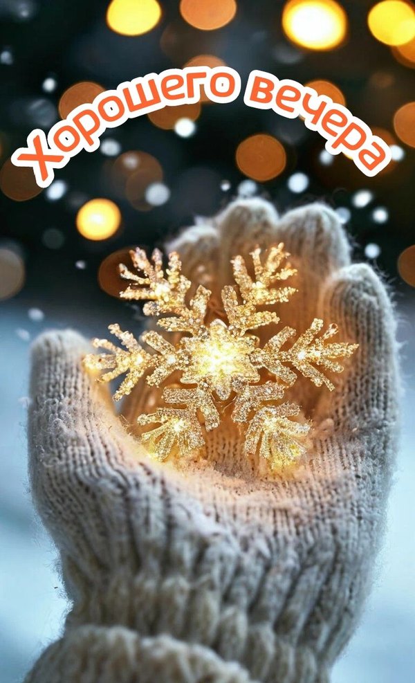Изображение №26 768x1263  из коллекции «Зимние открытки «Хорошего доброго вечера!»»