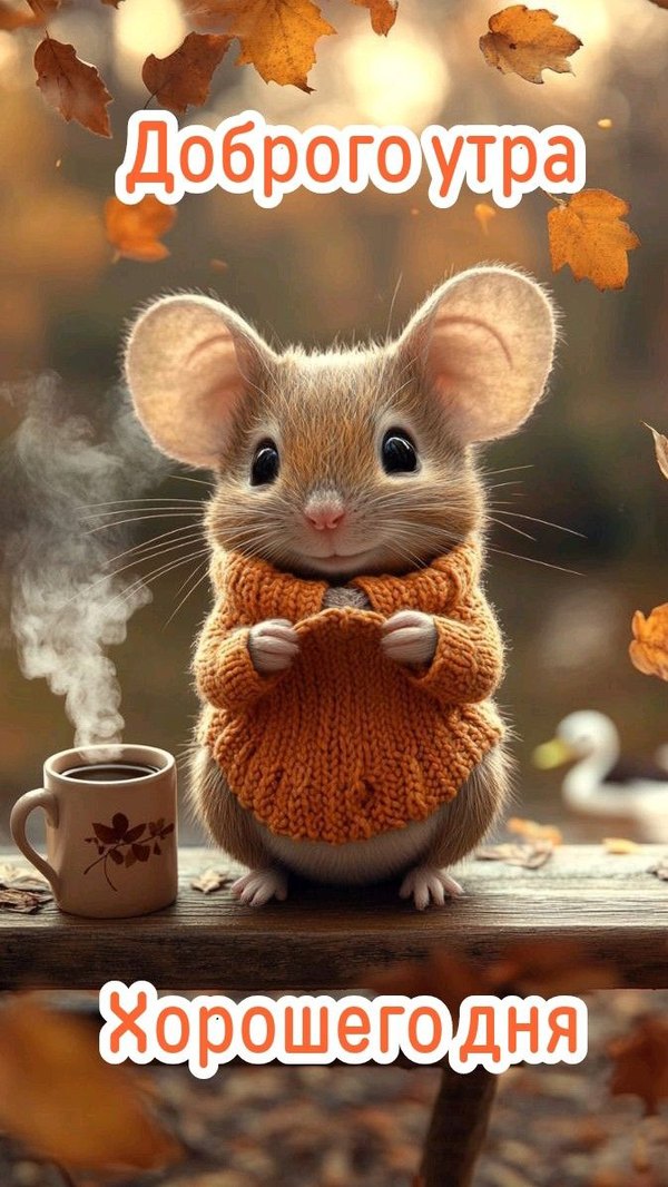 Изображение №10 673x1196 «Доброго утра! Хорошего дня!» из коллекции «Осенние открытки «С Добрым Утром!»»