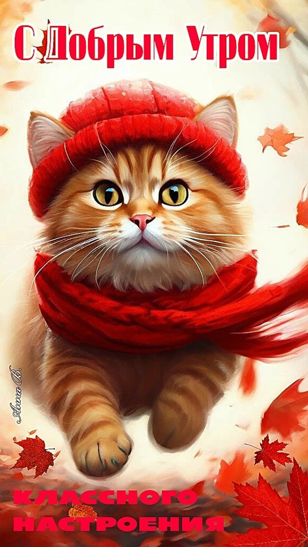 Изображение №54 576x1023 «С добрым утром! Классного настроения!» из коллекции «Осенние открытки «С Добрым Утром!»»