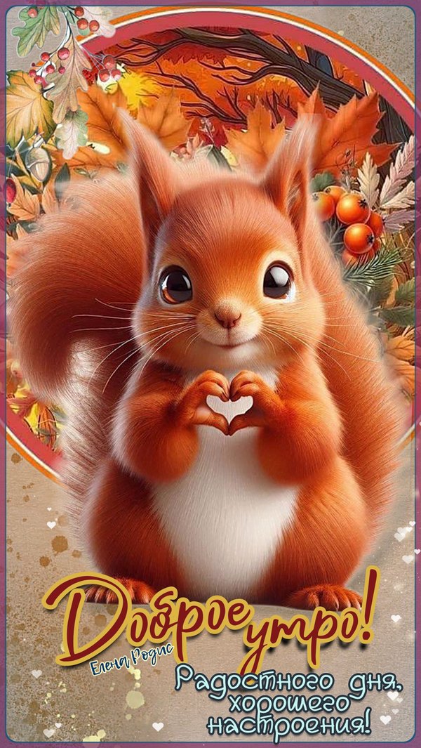 Изображение №28 1920x3408 из коллекции «Осенние открытки «С Добрым Утром!»»