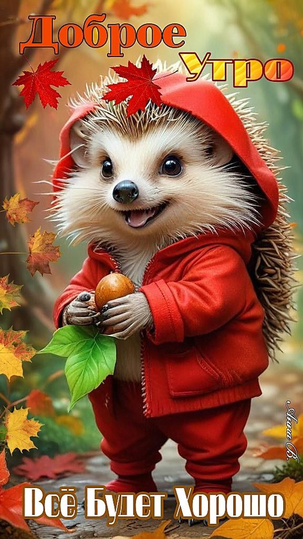 Изображение №70 576x1024 «Доброе утро! Всё будет хорошо!» из коллекции «Осенние открытки «С Добрым Утром!»»
