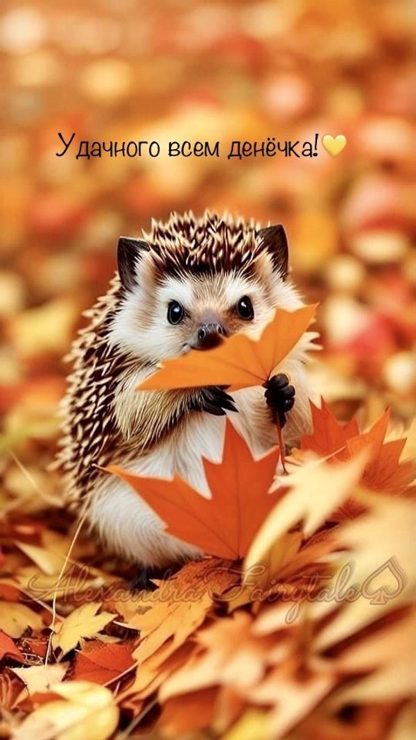 Изображение №25 540x960 «Удачного всем денечка!» из коллекции «Осенние открытки «Хорошего доброго дня!»»