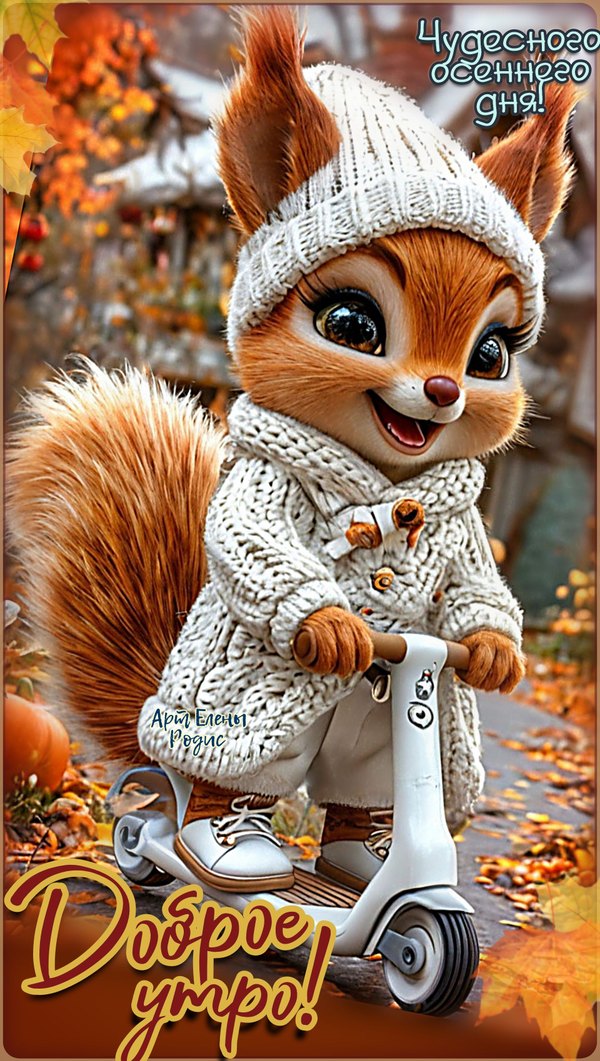 Изображение №43 1920x3397 «Доброе утро! Чудесного осеннего дня!» из коллекции «Осенние открытки «С Добрым Утром!»»