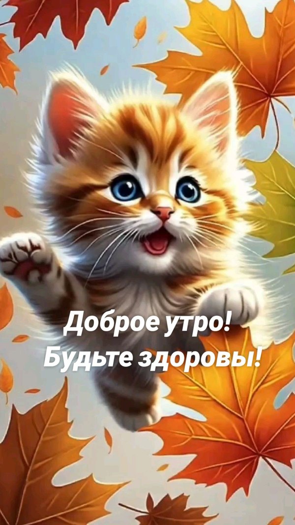 Изображение №67 1200x2133 «Доброе утро! Будьте здоровы!» из коллекции «Осенние открытки «С Добрым Утром!»»