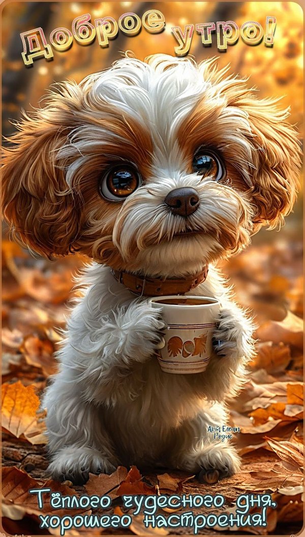 Изображение №34 798x1404 из коллекции «Осенние открытки «С Добрым Утром!»»