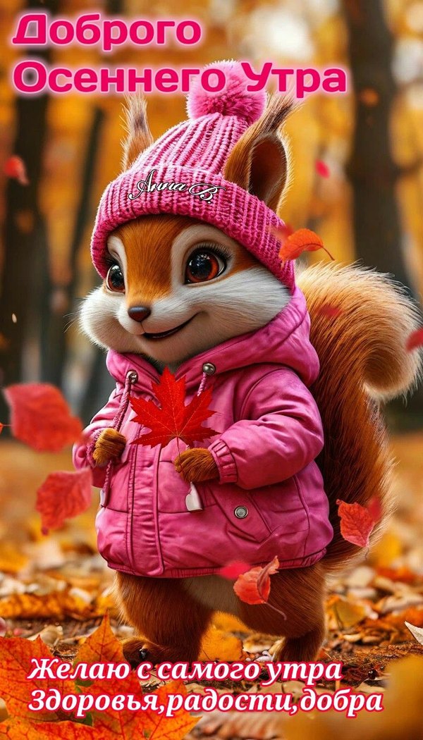 Изображение №35 768x1344 «Доброго осеннего утра!» из коллекции «Осенние открытки «С Добрым Утром!»»