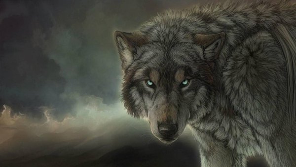 Изображение №8 1920x1080 «Арт с волком» из коллекции «Обои Волки»