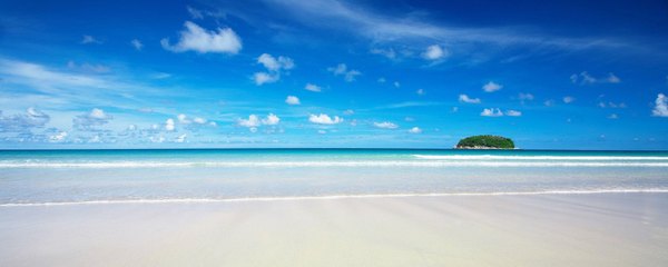 Изображение №21 2560x1024 «Красивый пляж, маленький остров» из коллекции «Обои для двух мониторов»