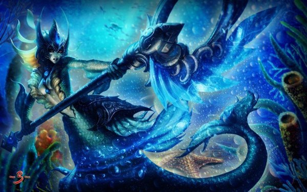 Изображение №2 1024x640 «Nami the tidecaller League of Legends» из коллекции «Обои Лига Легенд (League of Legends)»