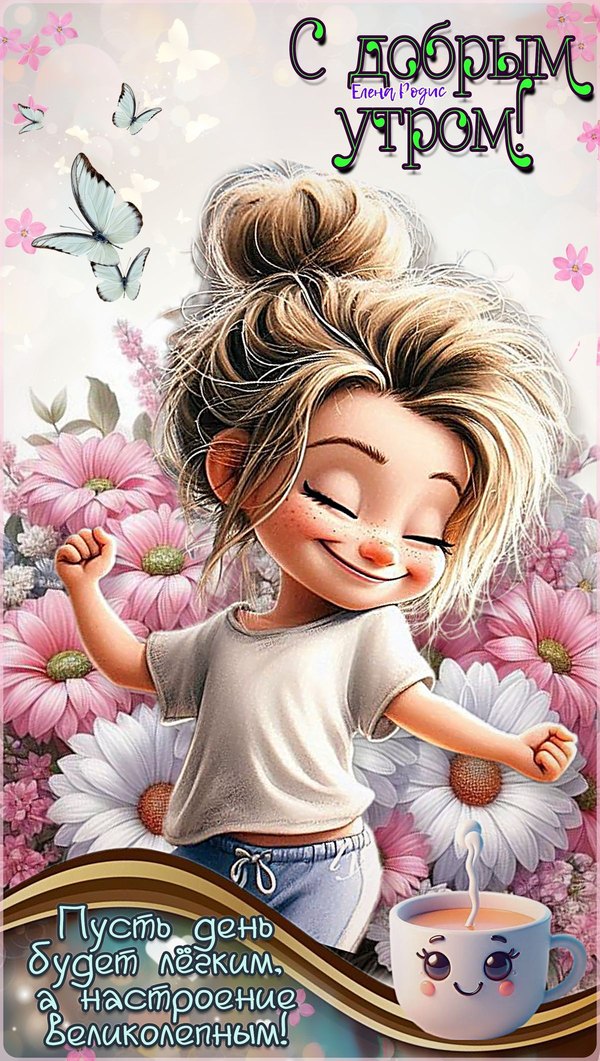 Изображение №19 1200x2122  из коллекции «Открытки «С Добрым Утром!»»